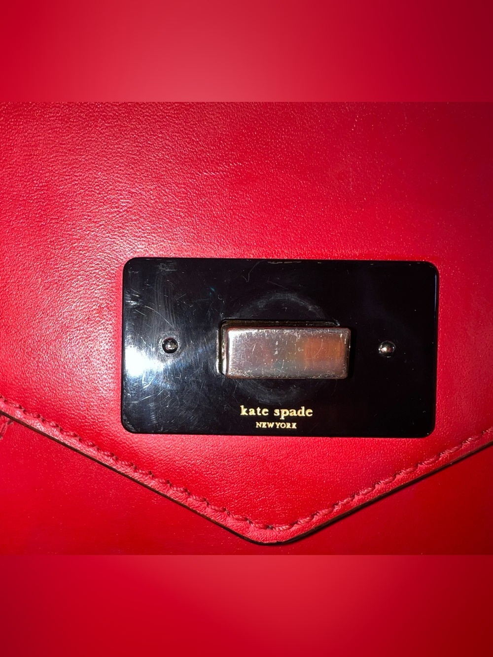 >Kate Spade Post Street Little Nadine Bag- Red - Picture 5 of 11